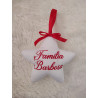 Estrela de Natal Grande em Tecido Personalizada