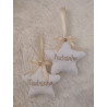 Estrela de Natal Pequena em Tecido Personalizada