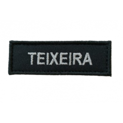 PLACA IDENTIFICAÇÃO BORDADA