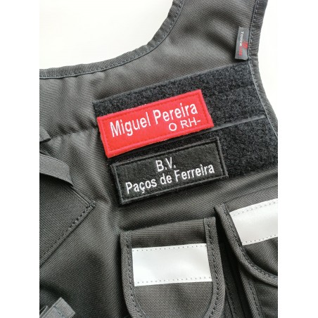PLACA IDENTIFICAÇÃO BORDADA (EXTRAS)