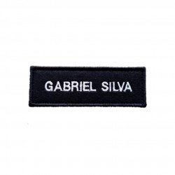 PLACA IDENTIFICAÇÃO BORDADA (EXTRAS)