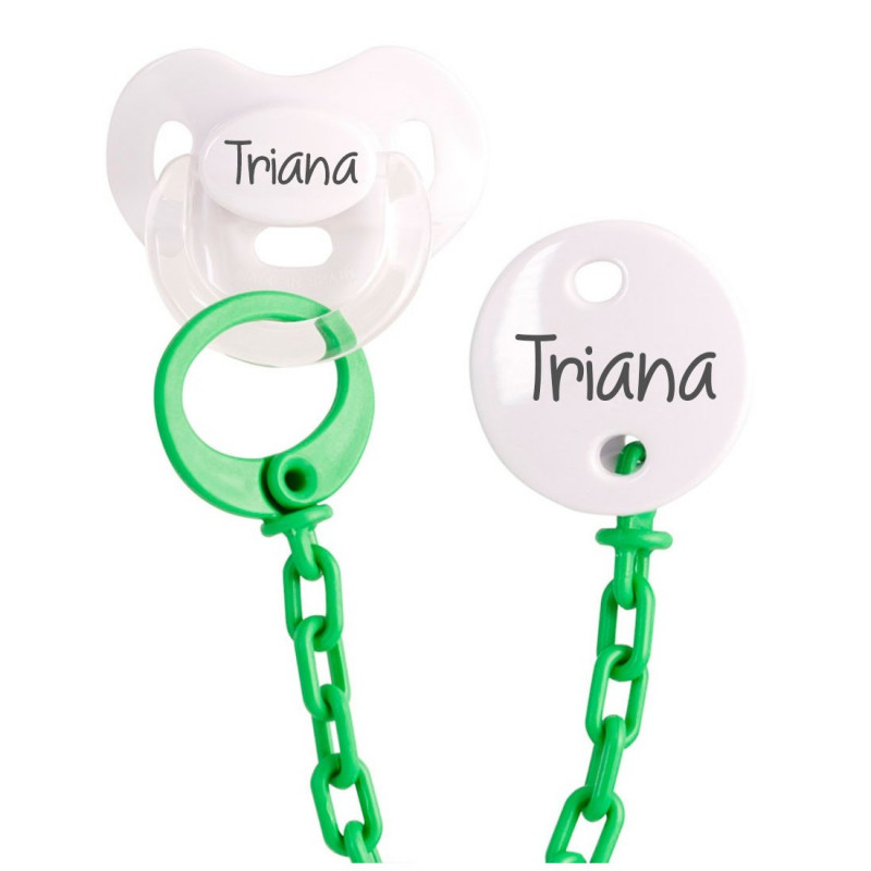 Pack Chupeta e Corrente Personalizados
