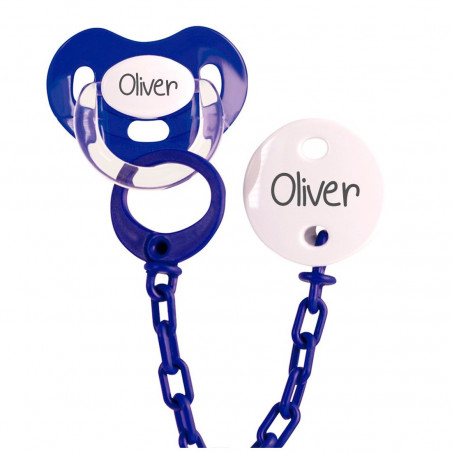 Pack Chupeta e Corrente Personalizados