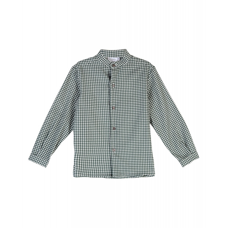 Camisa de manga comprida de algodão